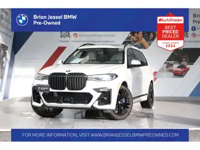 2020 BMW X7 M50i 4.4L V8 DOHC 32V AWD 8-Speed Automatic EXTERIOR - MINERAL WHITE METALLIC INTERIOR -...