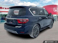 Embark on your next grand adventure with the majestic 2023 Nissan Armada Platinum. This blue sport u... (image 5)