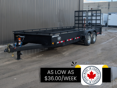 Welcome to Vehicle Venture. 2026 CANADA TRAILER 7'X20' STEEL SIDE LANDSCAPE TRAILER (UT720-10K) $7,1...