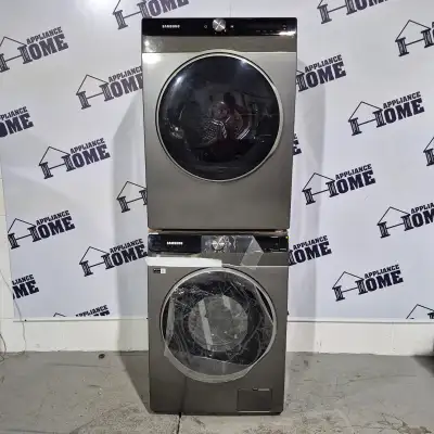 Open Box Samsung  Washer & Dryer Stainless 24″, View more