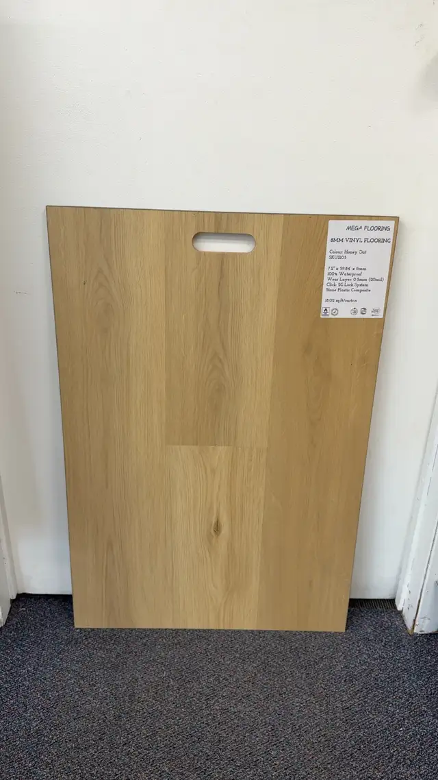 8mm Vinyl Flooring with Attached Pad ONLY $1.89/sq. ft.!