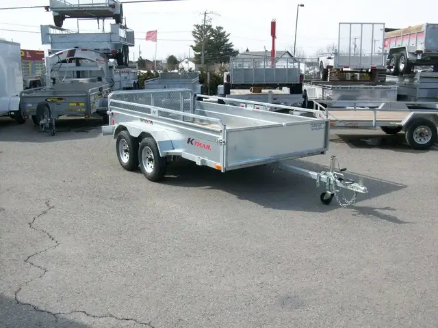 2025 K-Trail 66in. X 123in. 2 ESSIEUX PANEAU OUVRANTET RAMPE VTT in Cargo & Utility Trailers in Laval / North Shore - Image 11