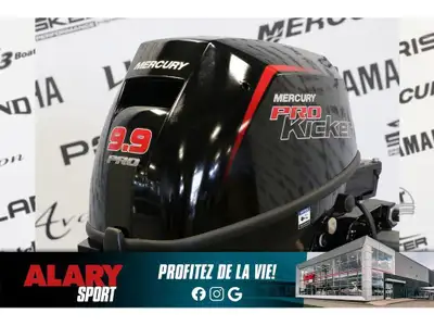 Alary Sport 2024 Mercury 9.9EXLPT CT A DEMARREUR ELECTRIQUE, PIED X-LONG (25 POUCES) ENR. Mercury 9....