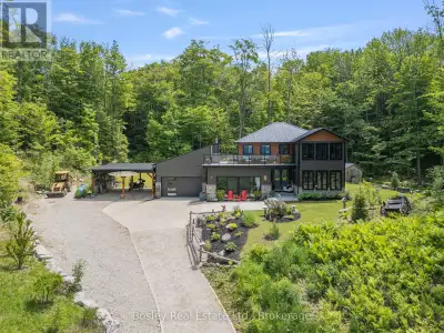 350107 Bayshore Rd, Meaford Spectacular Water Views & Modern Luxury on 1.5 Acres! Welcome to your dr...