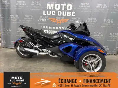 2010 Can-Am Spyder RS SM5 Can-Am Spyder RS SM5 2010 40 298 KM TRANSMISSION MANUELLE 5 VITESSES Finan...