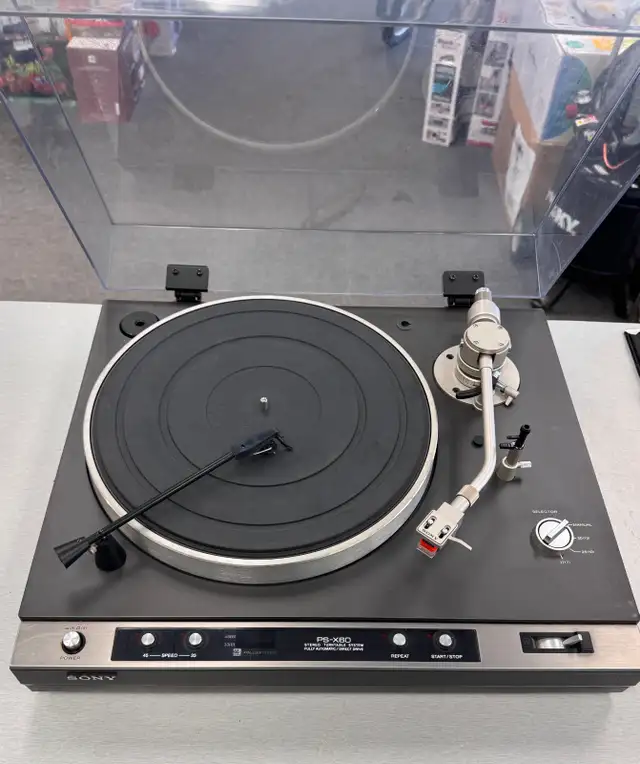 Sony PS-X60 2-speed, direct-drive, automatic turntable