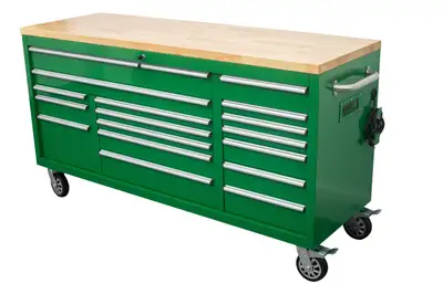 NEW 72 IN FATBOY 17 DRAWER TOOL BENCH BOX Colors Available, Pink, Green, Grey, black, Orange, Red, B...