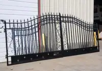 14'/20' Iron Gate, barrier, fences, barrier, barrière, clôture