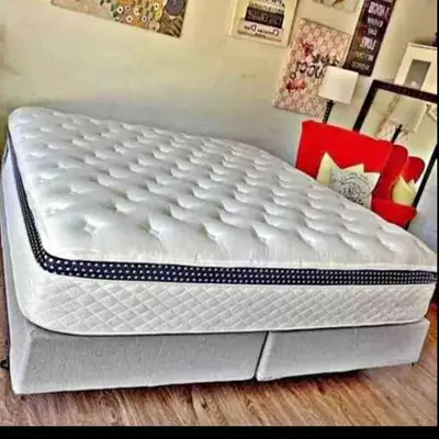 Queen Hybrid Mattress – Supportive Mattress + Base, View more