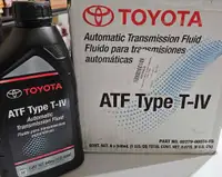 Toyota Automatic Transmission Fluid ATF Type T-IV, 6 x 946mL