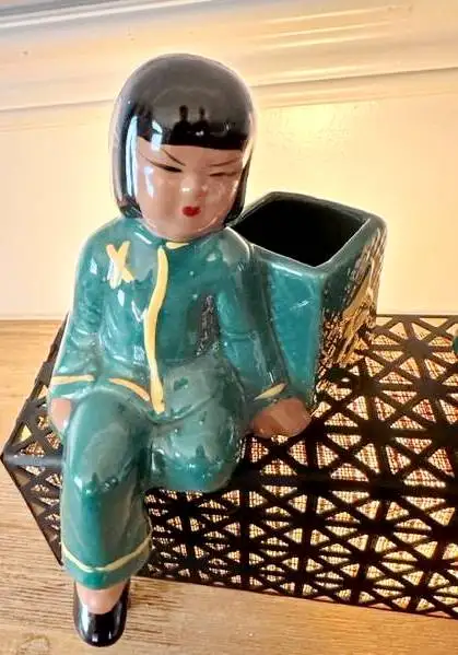 Chinoiserie Lamp Vintage lamp Oriental lamp Chinese lamp in Indoor Lighting & Fans in Markham / York Region - Image 5