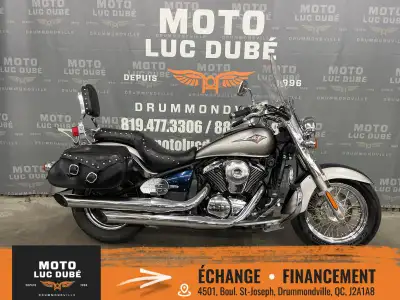 2006 Kawasaki Vulcan 900 Classic Kawasaki Vulcan 900 Classic 2006 134 268 KM PARE-BRISE PHARES-AUXIL...