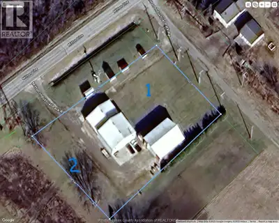 RIDGETOWN,MINUTES TO 401, OPEN STORAGE YARD, PARKING AREA. PROPERTY lS SUH BLE FOR TRUCKS, EQUIPMENT...