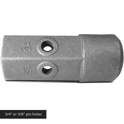 NEW AUGER HUB 2 IN HEX FEMALE & 5.8 IN & 3.4 PIN HOLES 820708, View more