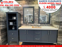Floor Model March Clearance Sale