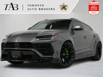 This 2021 Lamborghini Urus is a local Ontario vehicle with a clean Carfax report, delivering a thril...