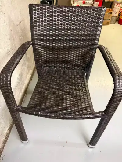 Confortable and Sturdy Patio Chair Available in brand new condition. Affordable Price $35 each. Pick...
