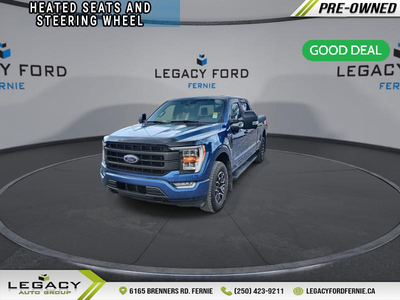 Leather Seats, 360 Camera, Lariat Sport Package, 18 inch Aluminum Wheels, advanced security pack rem...