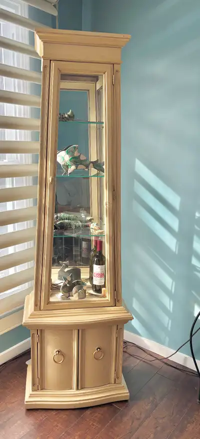 Lighted curio cabinet, View more