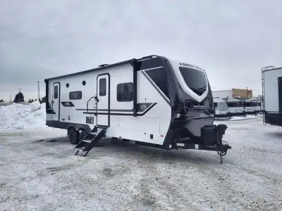 EAST TO WEST Alta travel trailer 2475KBH highlights: Double-Size Bunks Free Standing Dinette King Be...