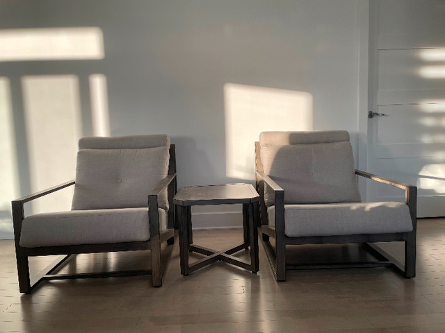 Sunbrella chaise de patio nouveau set mobilier balcon bistro 3 dans Mobilier pour terrasse et jardin  à Longueuil/Rive Sud