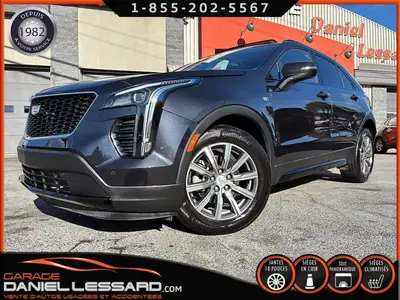CADILLAC XT4 SPORT 350T AWD PREFERRED GROUP 1SG CUIR TOIT MAG 18" 2.0L TURBO CLEAN TITLE POUR BEAUCO...