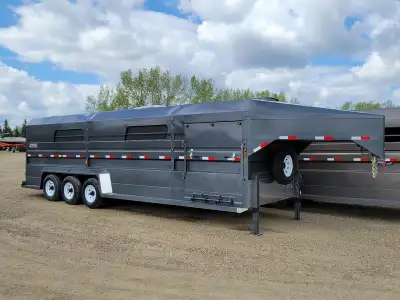 Financing Available OAC. Check out this custom design with side ramp door! Load your cattle and stil...