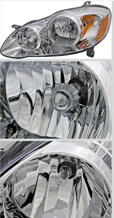 Toyota Corolla Headlight Driver Side Replacement 2005 2006 2007 2008