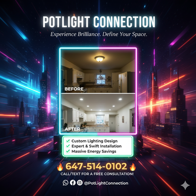 POTLIGHT INSTALLATION & PROVIDE 647-514-0102, View more
