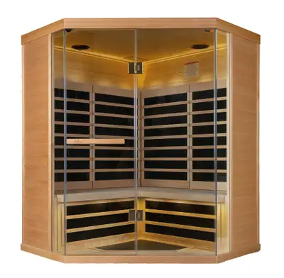 Floor Model Sale 4 person Finnleo Infrared Sauna, View more