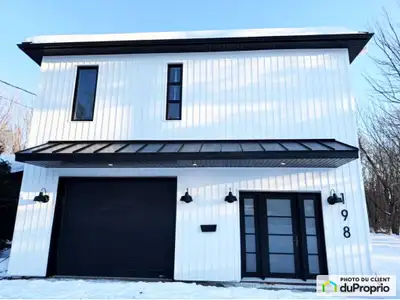 Maison 100% rénovée en 2025 haut de gamme dans le Domaine Somerset à Plessisville. Dimmension bâtime...