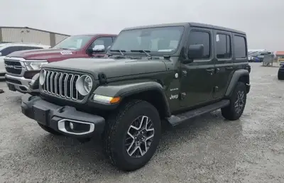 Come see this certified 2024 Jeep Wrangler Sahara 4X4 | Leather | Tow Pkg | Nav | Alpine Audio | Pow...