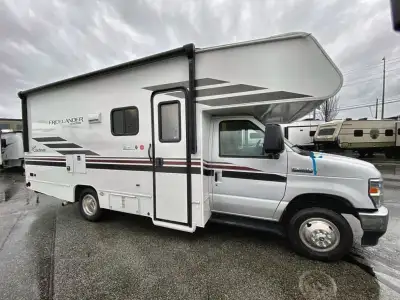 Coachmen Freelander Class C gas motorhome 22XG highlights: Multi-function Cargo Bay Area Murphy Quee...
