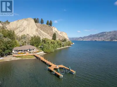 Turnkey lakefront luxury living. This one of a kind rancher sits on the shores of beautiful Okanagan...