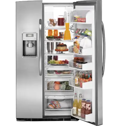 BRAND NEW FRIDGE GE 25.3CU SXS 36" STAINLESS  STEEL, View more