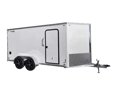 2026 7'x21' Legend Enclosed Trailer (White) 7' Interior Height Ramp Door V-Nose Tandem 3,500lb axles...