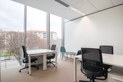Office space rental tailored to three that comes with everything taken care of. Create the ideal env...