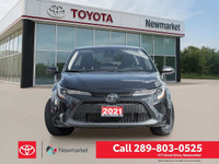 The 2021 Toyota Corolla LE in stunning black with a Front-Wheel Drive FWD and a seamless handling ex... (image 1)