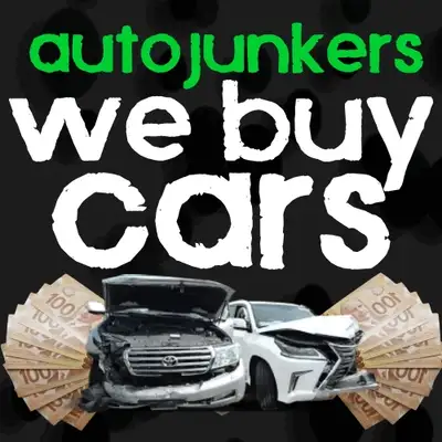 CASH FOR CARS, SCRAP CAR REMOVAL, CASH FOR JUNK & SCRAP VEHICLES. WE ARE PAYING THE HIGHEST PRICES F...