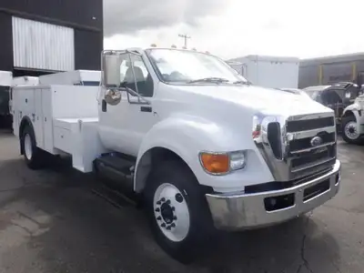 Abenante Motor Group (SK) 2011 Ford F-750 Service Truck 6.7L Cummins 6 Speed Manual Transmission 4X2...