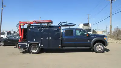 NEW ARRIVAL..!!! 2016 FORD F-550 XLT SERVICE TRUCK WITH BRUTUS BODY AND CRANE.... AMVIC Licensed Dea...