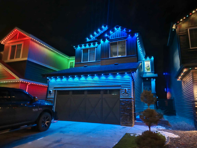 Permanent Holiday Lighting - Soffit Mounted LED Lights - KITS in Outdoor Lighting in Calgary - Image 2