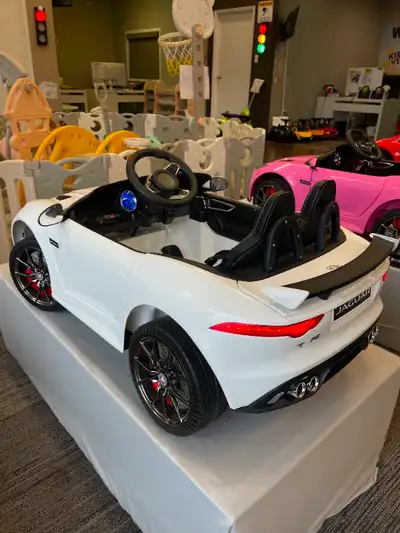 LIMITED TIME OFFER Introducing the Official Jaguar F-Type Kids Ride-On Car in White! Features Includ...