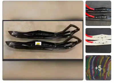 Bso. PAIR IFS RUSH KIMPEX SKIS C/W 8”CARBIDES, MOUNTS, HOOPS, View more