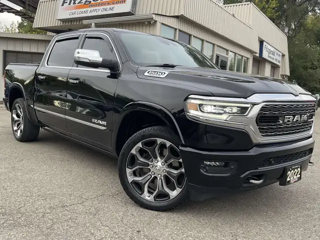 2022 Ram 1500 Limited Crew Cab SWB 4WD - LEATHER! NAV! BACK-UP C