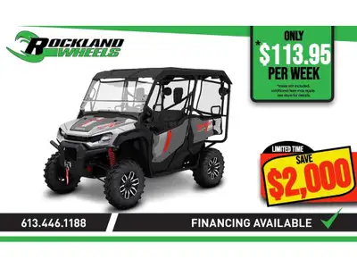 2025 Honda Pioneer 1000-5P Trail Special Edition Pioneer 1000-5P Trail Special Edition Côte à côte V...