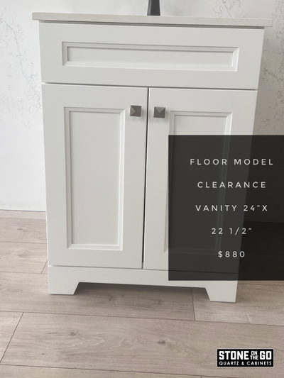 Floor Model Vanities.  Tax Included, View more