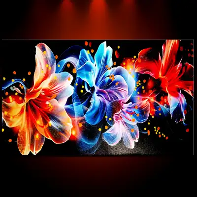 Superbe Tableau de Peinture neuf Toile d'artiste Abstrait modern, View more