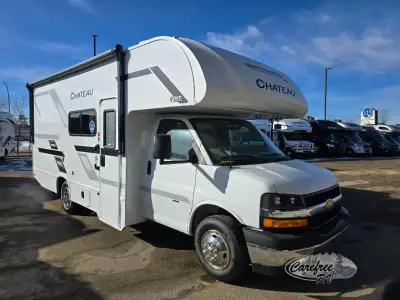 Thor Motor Coach Chateau ESpec Class C gas motorhome 22Z Chevy highlights: RV Queen Bed Slide Closet...