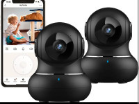 2K Indoor Security Camera, Litokam 360° View Pet Camera with Pho